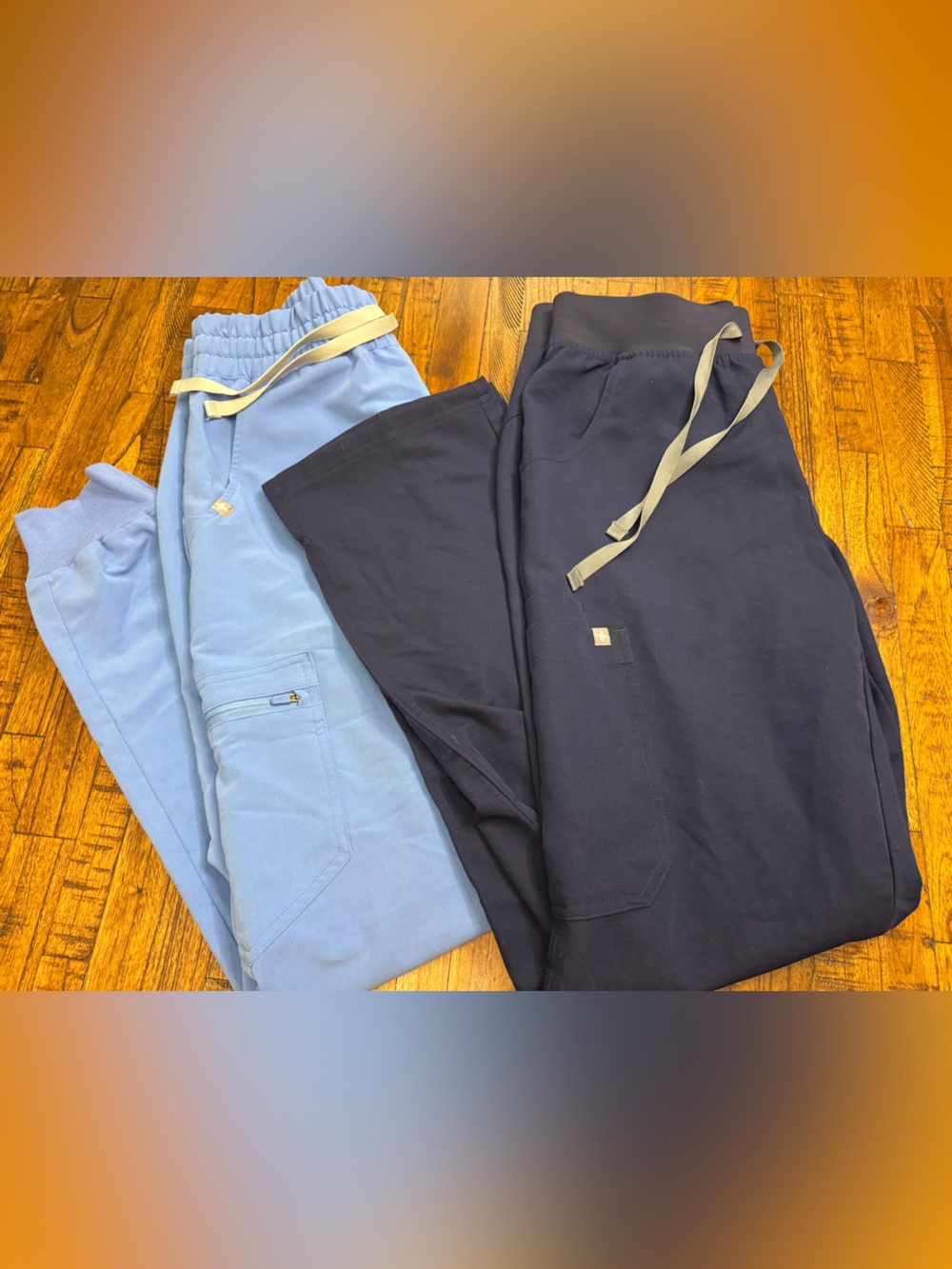 Two Pairs Figs Scrub Pants Size Small